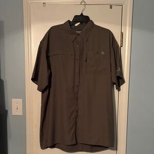 Men's Drake performance fishing  Short Sleeve Shirt